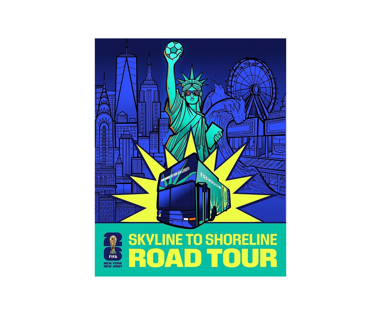 FIFA World Cup 2026™ NYNJ Skyline to Shoreline Road Tour™